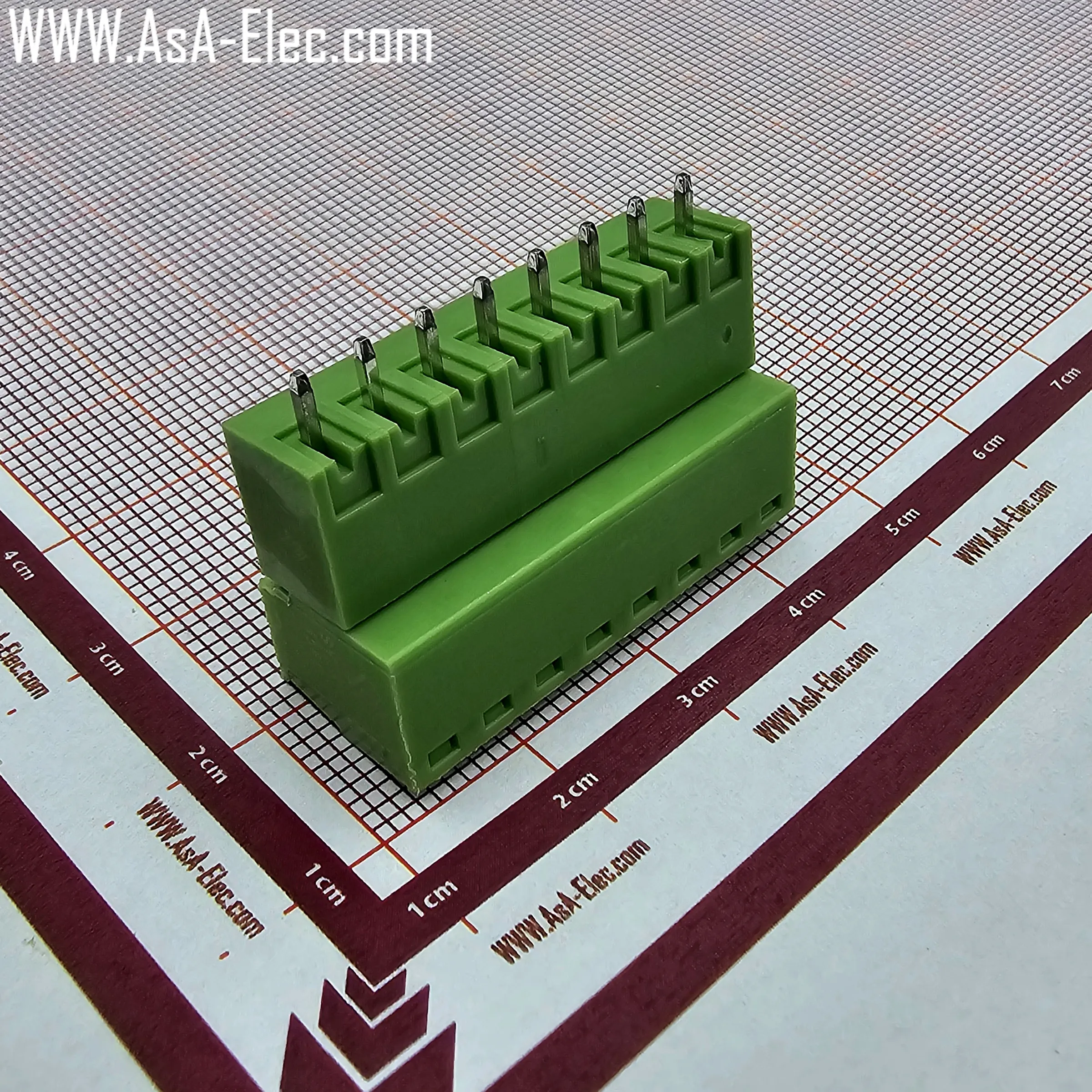 ترمینال فونیکسی 8 پین نر صاف و ماده PTR 3.81 MM